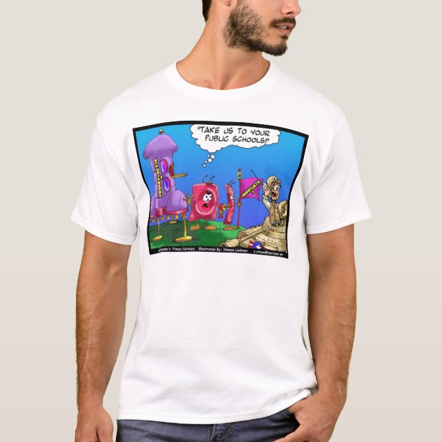 Camisetas de Cartoons do London Times (Frente)