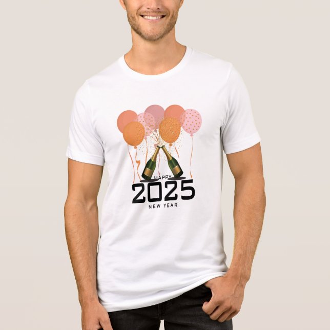Camisetas de celebração de ano novo no início de 2 (Frente)