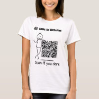 Camisetas de código Qr Links para sites Digitaliza