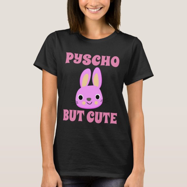 Camisetas de COELHINHO FOFO MAS PSICOPATA (Frente)