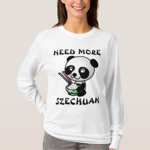 Camisetas de comida chinesa SZECHUAN