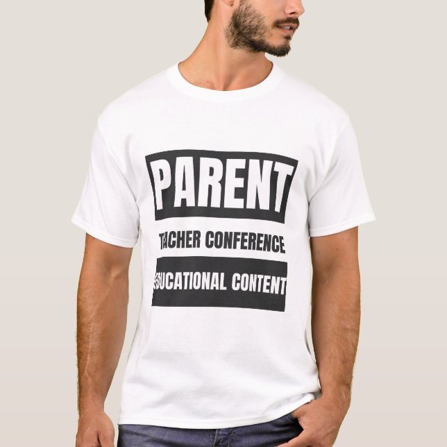 Camisetas de Conferência de Professores Pais (Frente)