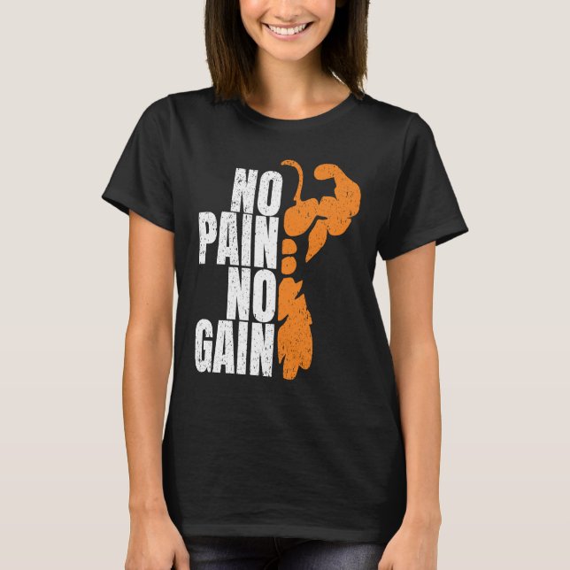 Camisetas De Construção De Bacalhau Sem Dor Sem Ga (Frente)