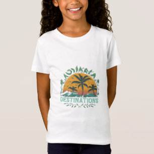 Camisetas de design de moda para crianças