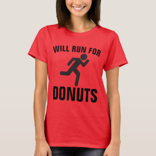 CAMISETAS DE DONUT = VOU CORRER POR DONUTS Camiset