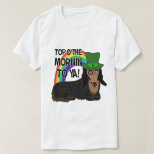 Camisetas de Doxie do dia de St Patrick
