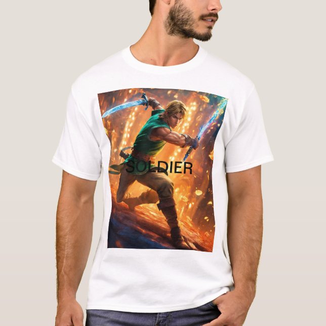 Camisetas de Elite Soldier Men: Estilo de Comando! (Frente)