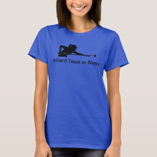Camisetas de Equipe da Liga de Sinuca Feminina Per