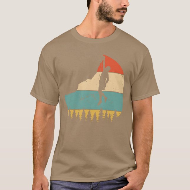 Camisetas de escalada vintage para amigos (Frente)