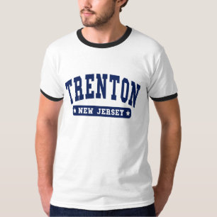 camisetas de Estilo da Universidade de Trenton New