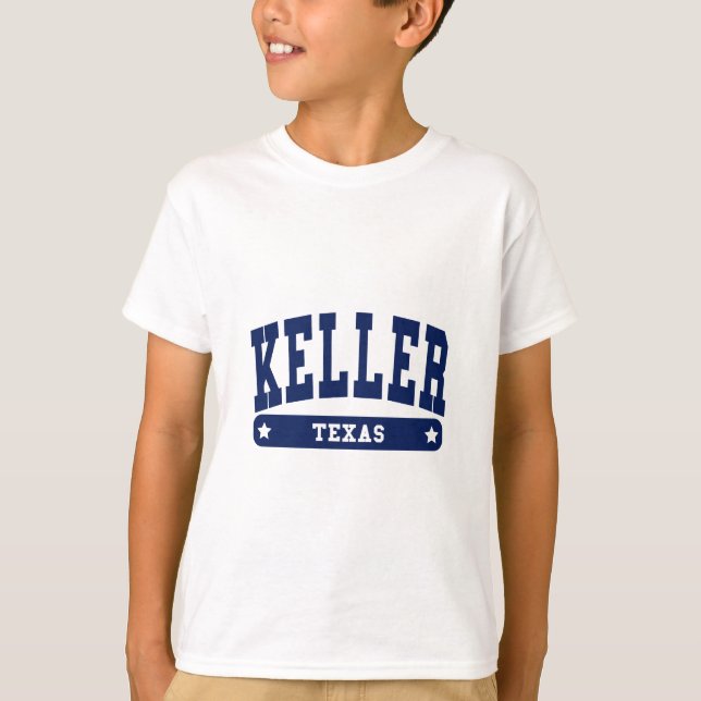 Camisetas de Estilo do Keller Texas College (Frente)