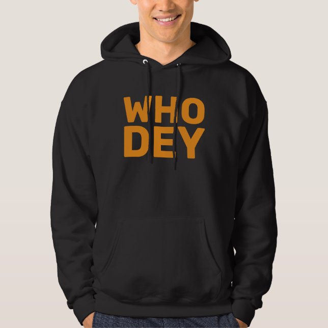 Camisetas de FUTEBOL WHO DEY Moletom (Frente)