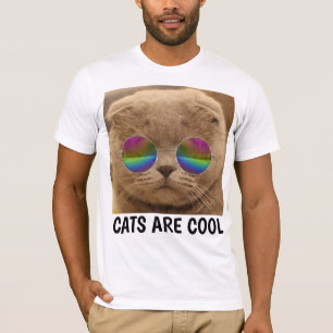 Camisetas de gato engraçadas, GATOS SÃO LEGAL