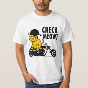 Camisetas de Gato Lover BIKER, T-Shirt de Moto