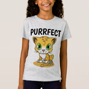 Camisetas de Gatos MENINAS FOFAS PERFEITAS