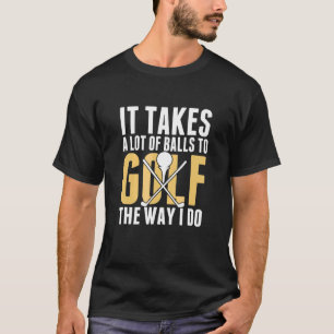 Camisetas De Golfe Levam Muitas Bolas