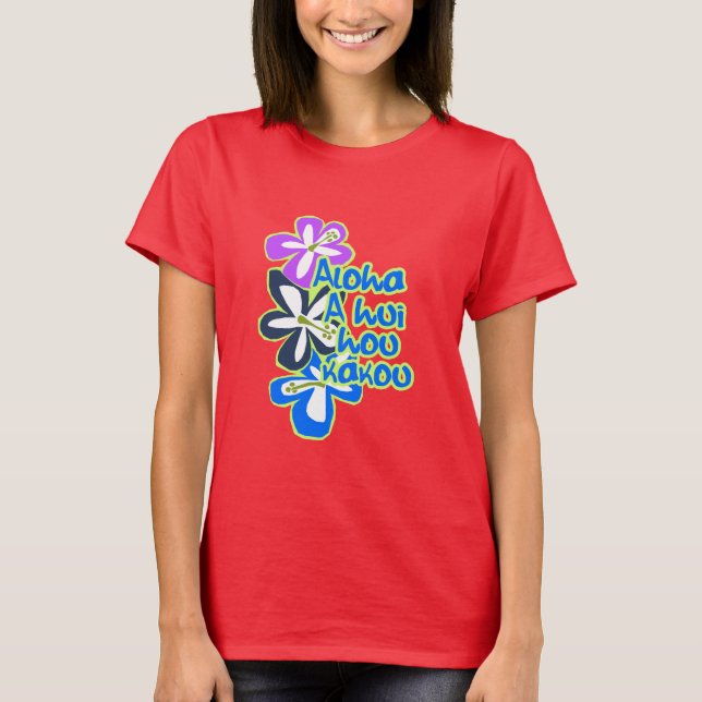 Camisetas de Gotas de Flor Pokii (Frente)