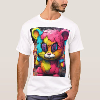 Camisetas de Grafite de Gatinho rígido