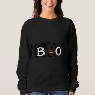 Camisetas de Halloween - "BOO" Impressão único