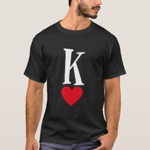 Camisetas de Halloween King Hearts Para Mulheres H