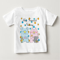 Camisetas de Hanukkah personalizam "Sameach Hug"