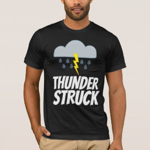 Camisetas de Heavy Metal Vintage THUNDER STRUCK