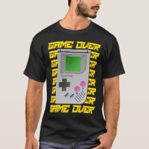 camisetas de jogos retrô anos 80