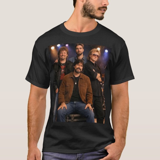 Camisetas de lendas country masculinas (Frente)