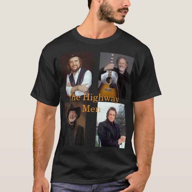 Camisetas de lendas country masculinas (Frente)