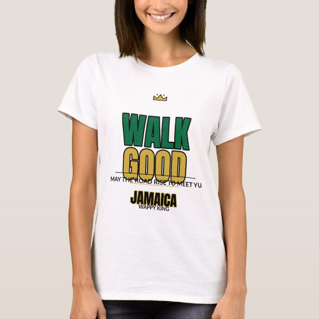 Camisetas de luxo da Jamaica design  (Frente)