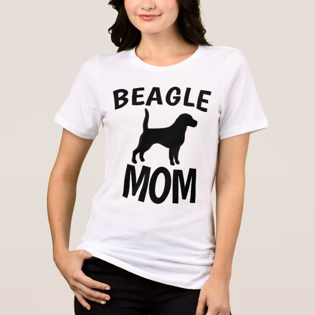 Camisetas de MÃE DE BEAGLE (Frente)