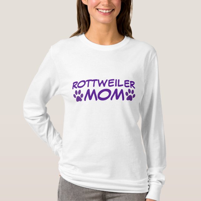CAMISETAS DE MÃE ROTTWEILER (Frente)