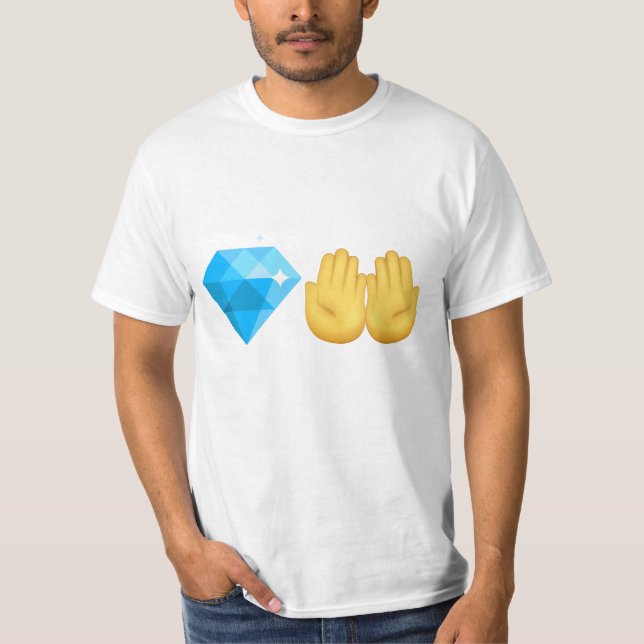 Camisetas de mão de diamante (Frente)