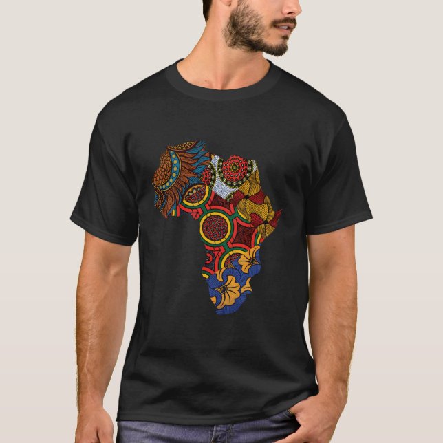 Camisetas De Mapa Africano Por Berts (Frente)