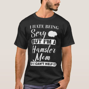 Camisetas De Mens Hamster Mãe - Para A Gota De Ham