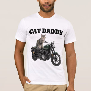 CAMISETAS DE MOTOQUEIRO PAI DE GATO