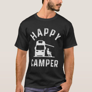 Camisetas de Motorhome Feliz Acampador