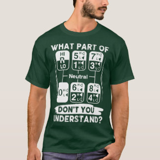 Camisetas De Motorista De Caminhão Funny Tee Gears