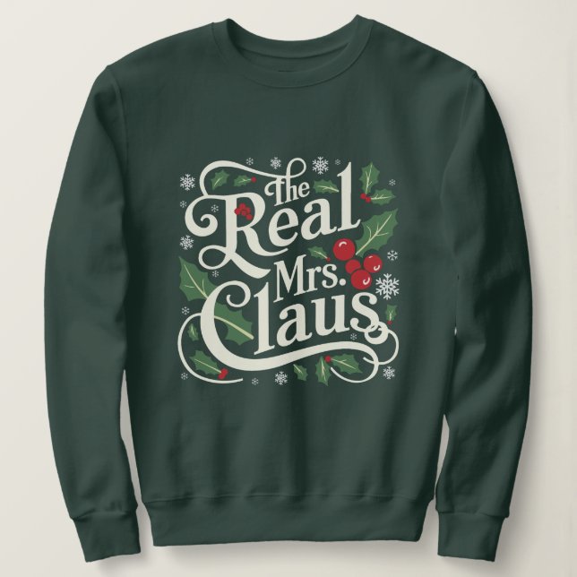 Camisetas de Natal da Família Engraçada | A Real S (Frente do Design)