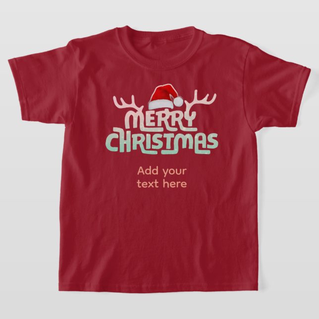 Camisetas de Natal Feias Personalizadas para Crian (Postura )