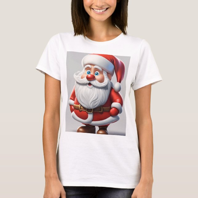 Camisetas de Natal para as mulheres: Edição de Nat (Frente)