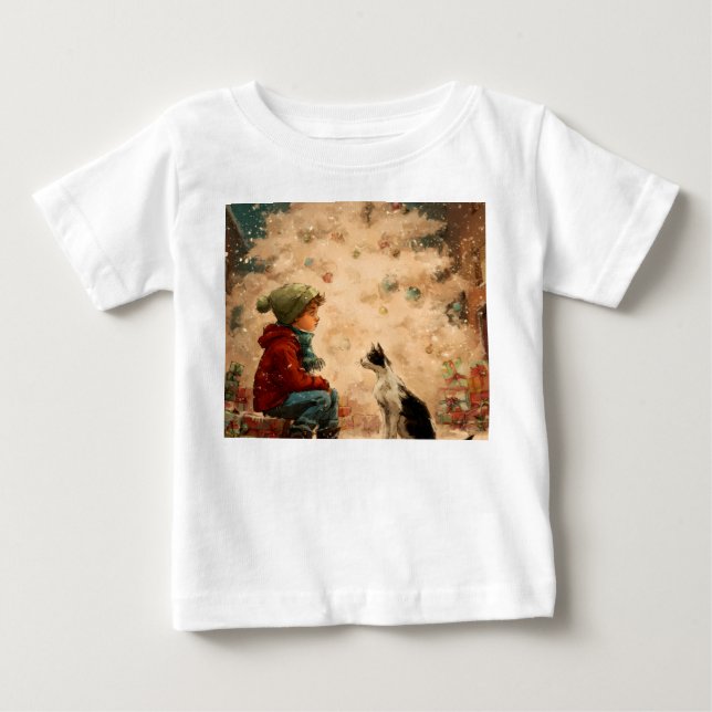 Camisetas de Natal para Bebês – Lindas, Confortáve (Frente)