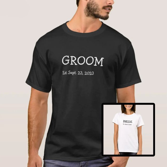 Camisetas de noiva e de grupo 2 (Criador carregado)