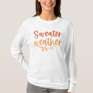 Camisetas de outono do Terreno do Sweater Cozy