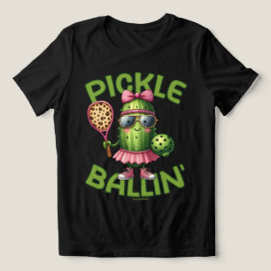 Camisetas de Pickle Ball para Mulheres Equipe de P