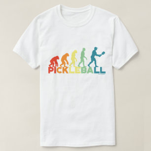 Camisetas de Pickleball para Homens Evolução do Pi