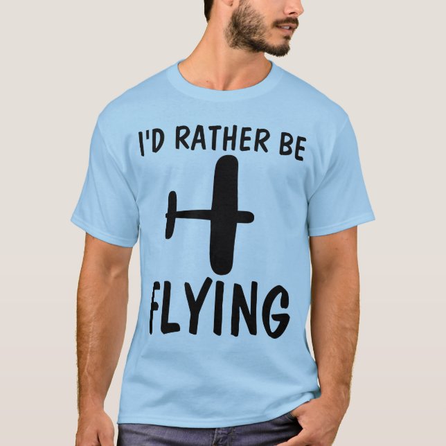 CAMISETAS DE PILOTO, EU PREFERIA ESTAR VOANDO Cami (Frente)