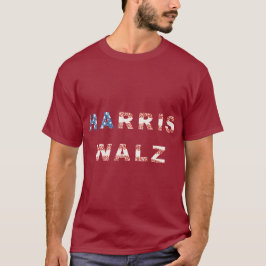 Camisetas de Pointilismo Azul e Branco Harris Walz