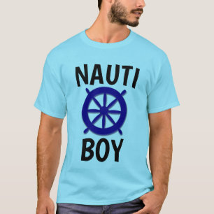 Camisetas de praia masculinas NAUTI BOY Náuticas