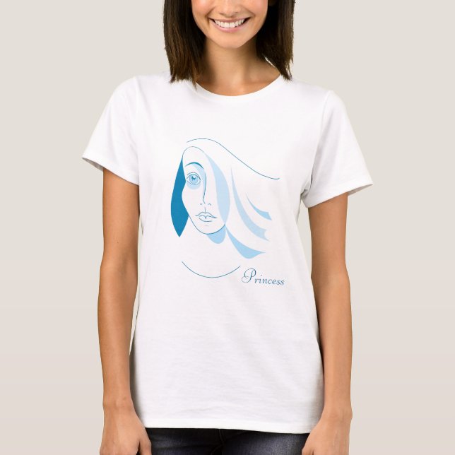 Camisetas de Princesa - Personalizadas (Frente)